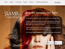 Tablet Screenshot of lambandcompany.net